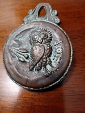 VINTAGE COPPER GREEK " OWL &