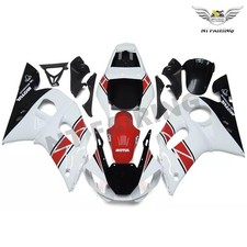 UK Fairing New Red White Injection ABS Kit Fit for YAMAHA 1998-2002 YZF R6 k053