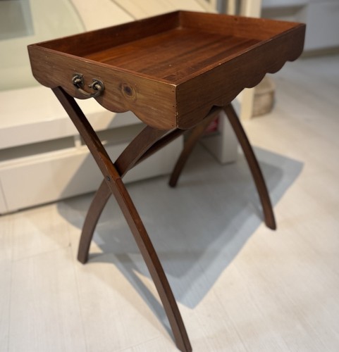 Folding teak tray - folding, tray/butlers