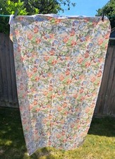 Vintage 1992 Sanderson Exbury Cotton Fabric Remnant Floral 130 X 88 Cottagecore 