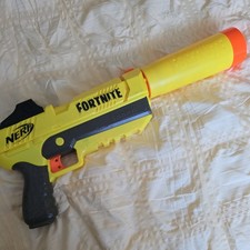Nerf Fortnite SP-L Dart SHHHH Gun Blaster Elite Pistol with Silencer 6 darts 