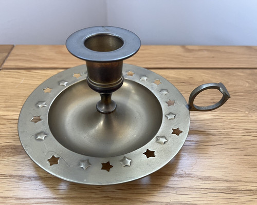 Vintage brass star chamber - vintage,