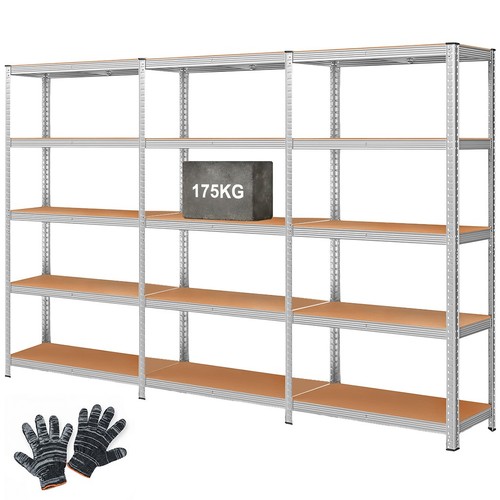 Tier metal shelf storage - 5,
