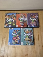 The Sims 2 Game & 4 Expansion Packs Bundle of PC CD/DVD-Rom Games
