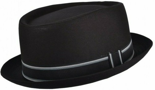 Cotton look hat trilby - hat,