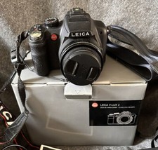 LEICA V-LUX 2 14.1MP DIGITAL CAMERA & LEICA LENS  With Extras