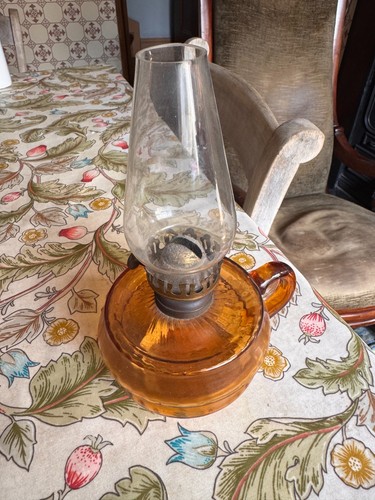 Antique veritas amber glass - antique,