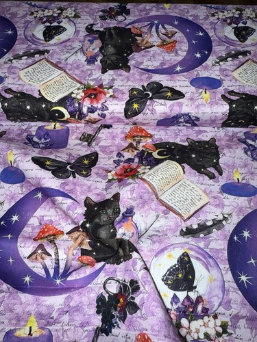 Cat moon print 100 - print, 100%