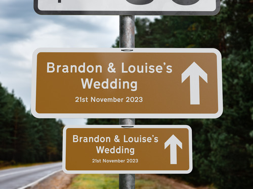 Personalised metal wedding - personalised,