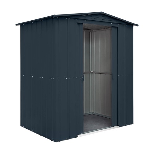 6x4 apex metal garden shed - apex,
