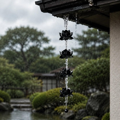 Lotus rain chain - chain, for