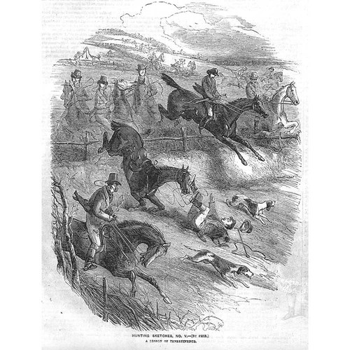 Victorian hunting scene - victorian,