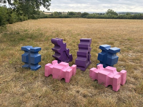 Horse plastic jumps - plastic, training
