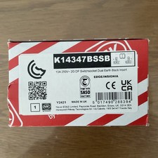 MK EDGE K14347BSSB 13A DP 2G