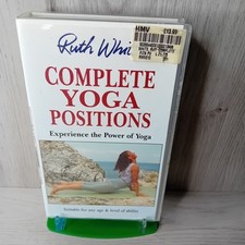 RUTH WHITE COMPLETE YOGA POSITIONS VHS TAPE - RARE RETRO MOVIE