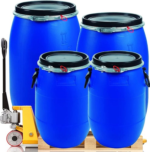 Blue open top storage - open,