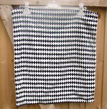 Ikea 2 Stockholm Black & White Velvet Cotton Cushion Cover  20 X 20inch 