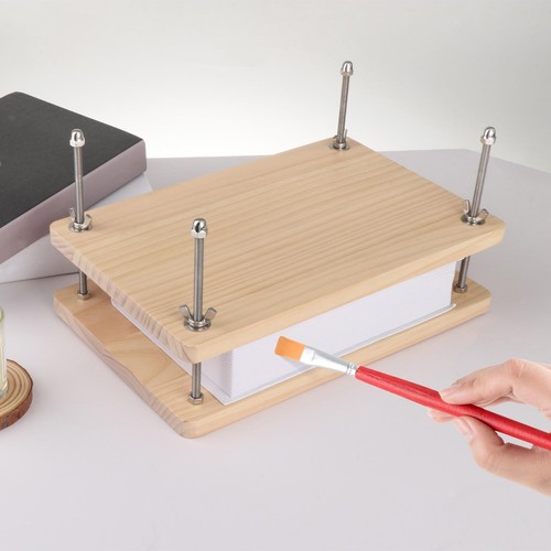 Wooden book press - book, press,