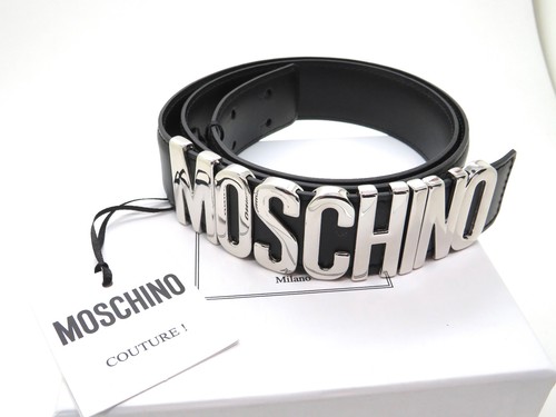 Moschino belt classic black - moschino,