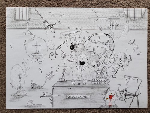 Charles bronson original art - original,