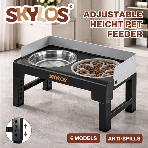 Skylos raised dog bowls - skylos,