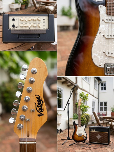 Vintage stratocaster vox - +,