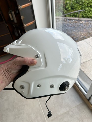 Sparco helmet and hans device - and,