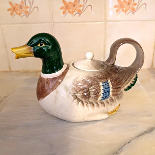 Vintage mallard duck ceramic - vintage,
