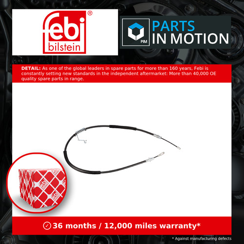 Handbrake cable fits ford - cable,
