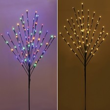 110cm 80 LED Decorative Fairy Christmas Tree Twig Lights Indoor Outdoor Party