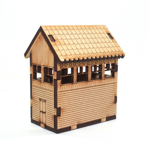 Model railway signal box - signal,