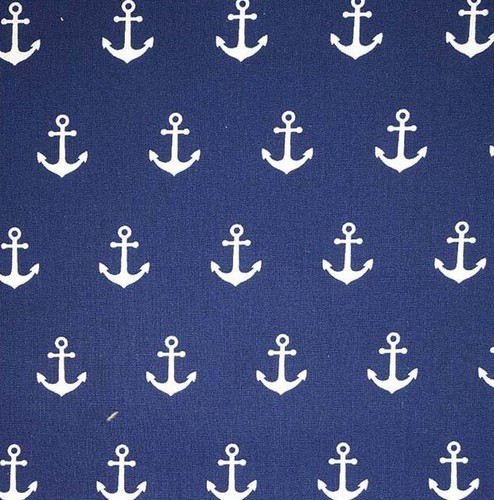 Cotton fabric navy blue - cotton,