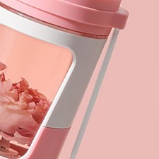 Pink 430ml Electric Mixing Mug Healthy 7000 RPM Rechargeable Self Stirring M NEW