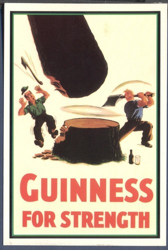 Promo postcard for guinness - postcard,