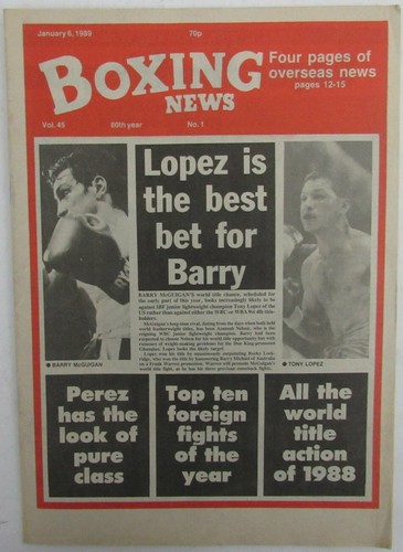 January 1989 boxing news - january,