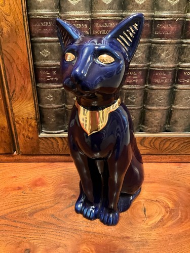 Vintage indigo blue gold - vintage,