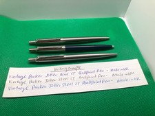 X3 Vintage Parker Jotter