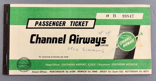 Channel airways used airline - channel,