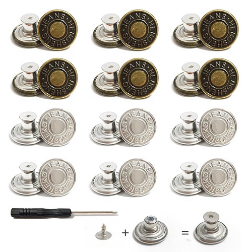 Pcs jean buttons 17mm - pcs, no