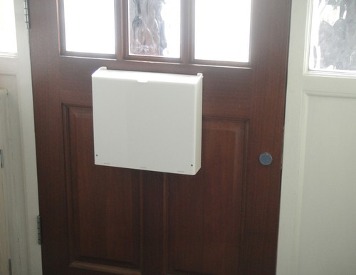 Letterbox cage post - cage,