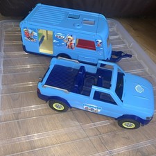 Playmobil 9502 Caravan and Camping Set - Car & Caravan - pickup truck fun park