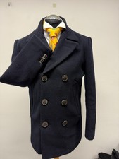 SUPERDRY PEA COAT LARGE DOUBLE