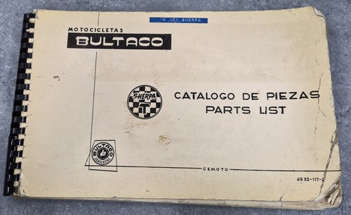 Vintage bultaco sherpa 1970 - bultaco,