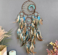 Tree Of Life Dream Catcher Feather Indian Bohoo Design Bedroom Hanging Decor 