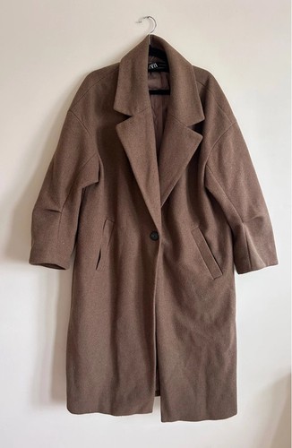 Zara camel long coat - zara,