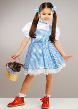 Kids Wizard of Oz Sequin Dorothy Fancy Dress Costume Childrens Size Fancy Dress