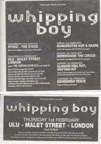 Whipping boy small concert - whipping,