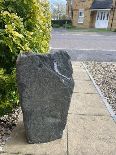 Drilled slate monolith ft - drilled,