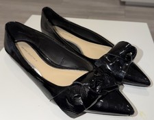 Black Zara Pumps With Bow
