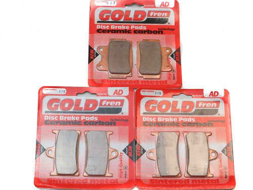 Brake pads front rear - front, &